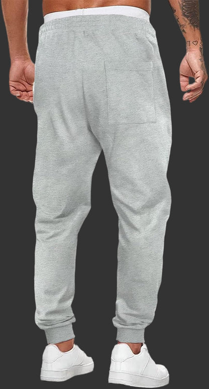 Mens Sweatpants Lightweight Slim Fit Drawstring Waist with Pockets Joggers for Men Workout, Running, Gym