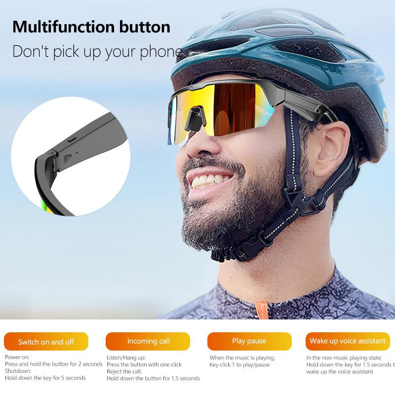 Outdoor Sports Smart Bluetooth Sunglasses