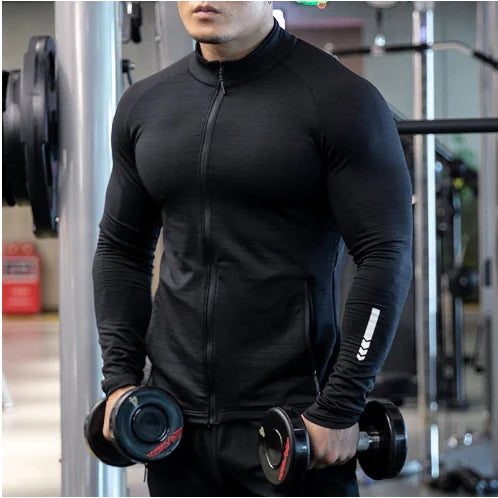 Slim Fit Dry-Fit Jacket for Men (One Piece)