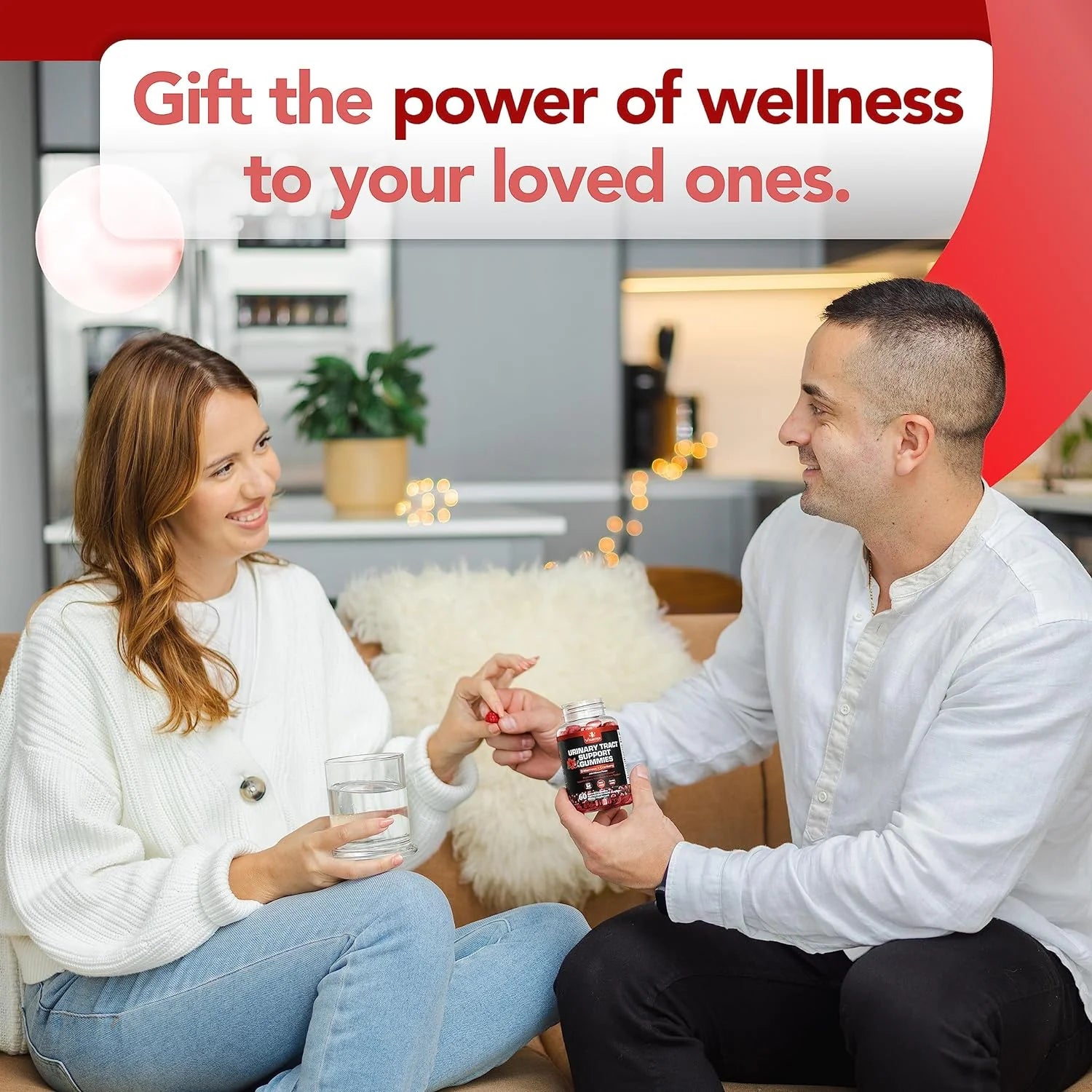 Powerful Cranberry Gummies 1500Mg with D-Mannose - Urinary Tract Health - Fast-Acting Bladder Support Supplement - 60 Count