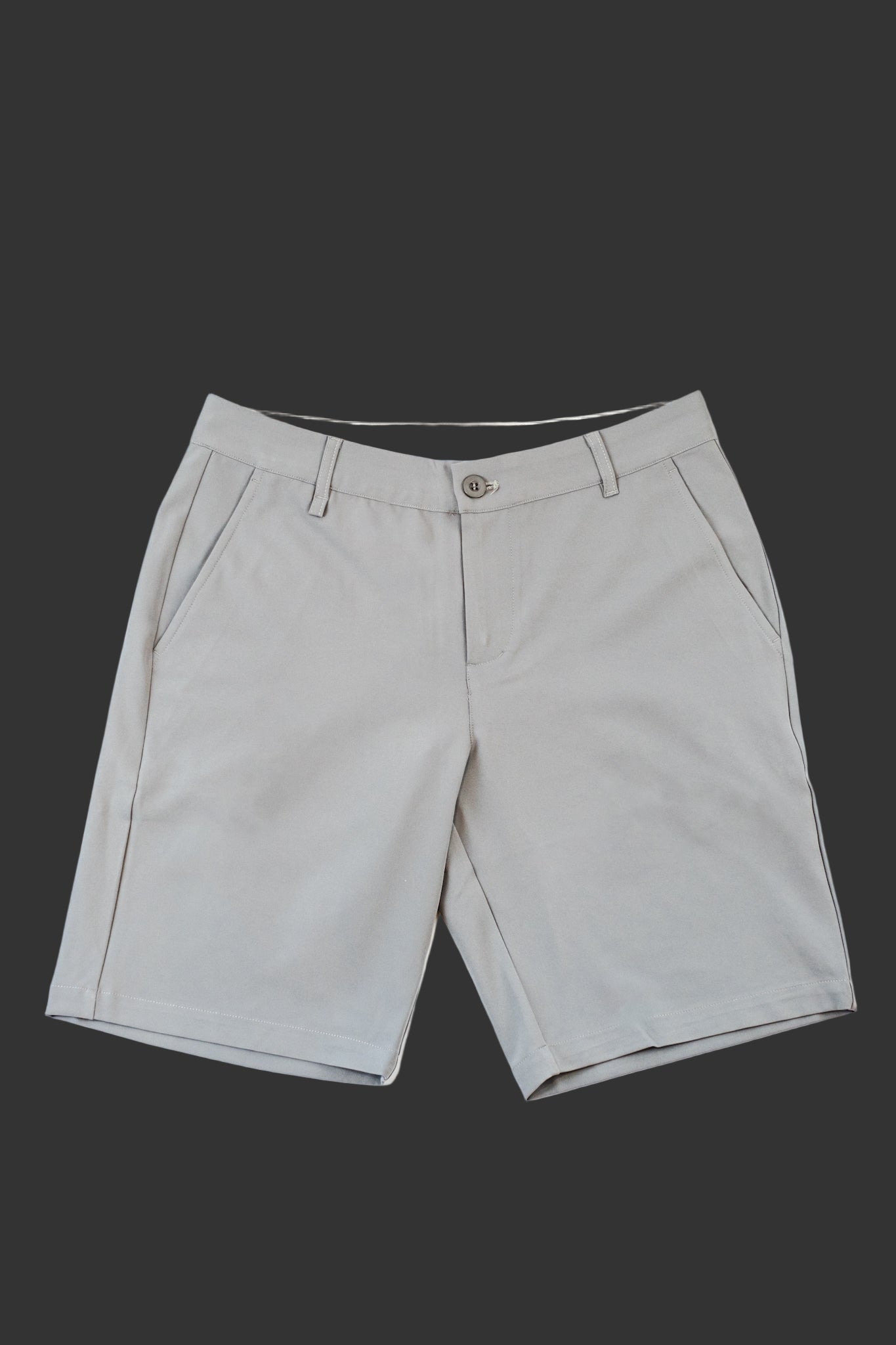Gray shorts on a gray background