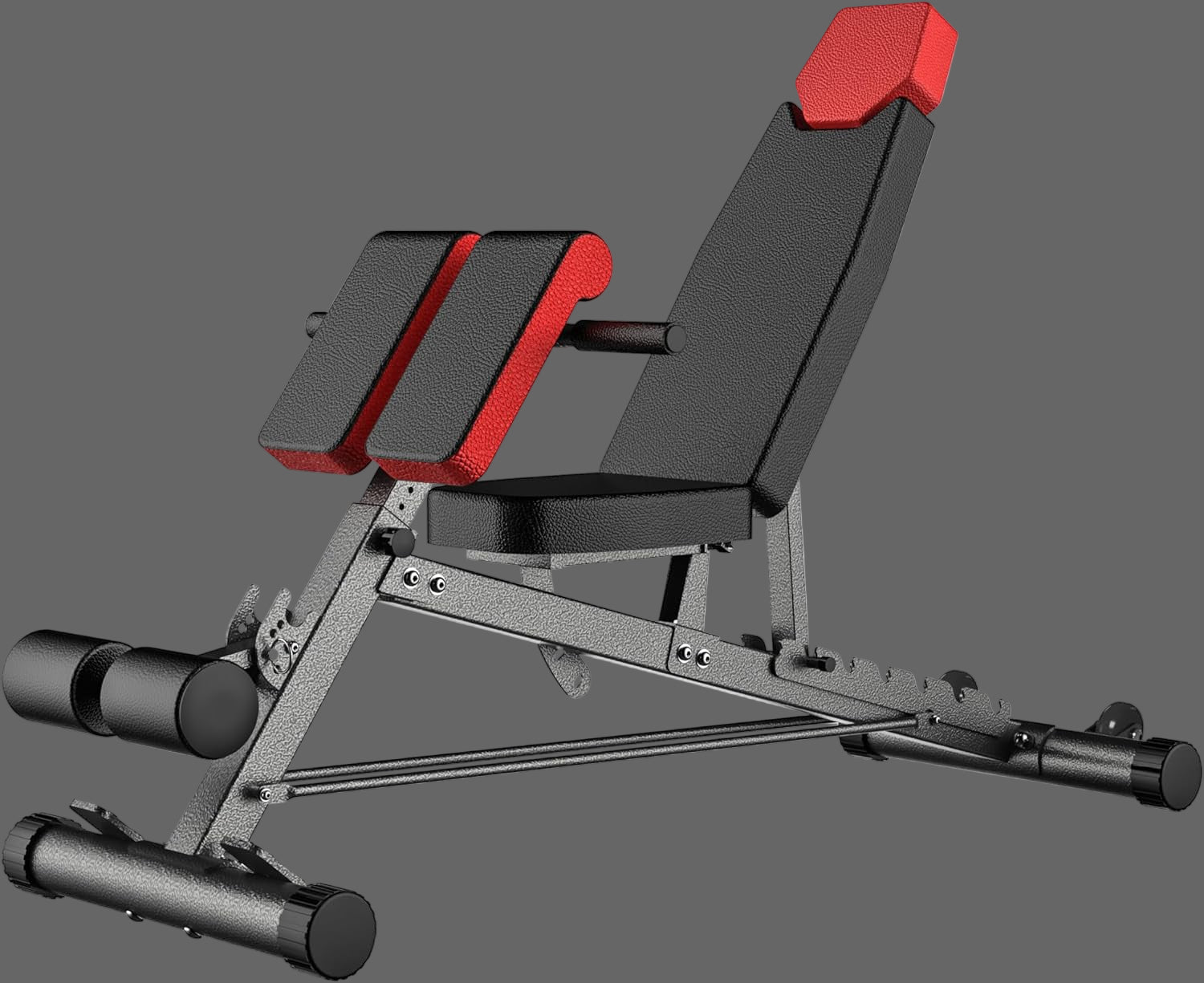 Multi-Functional FID Weight Bench for Full All-In-One Body Workout – Hyper Back Extension, Roman Chair, Adjustable Ab Sit up Bench, Incline Decline Bench, Flat Bench