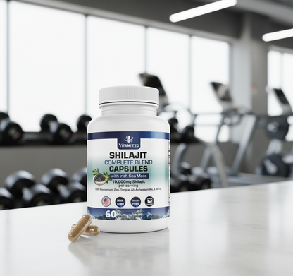 Shilajit Complete Blend - Energy and Endurance - Pure Shilajit Extract - 60 Capsules